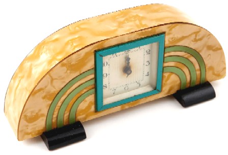 Clock with Nitrocellulose Casing